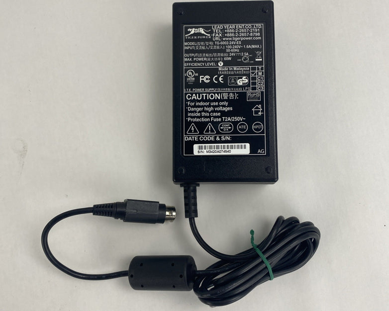 Tiger Power TG-6002-24V-ES Mixed Lot 4 W/ TG6001-24V AC Adapter No Power Cord