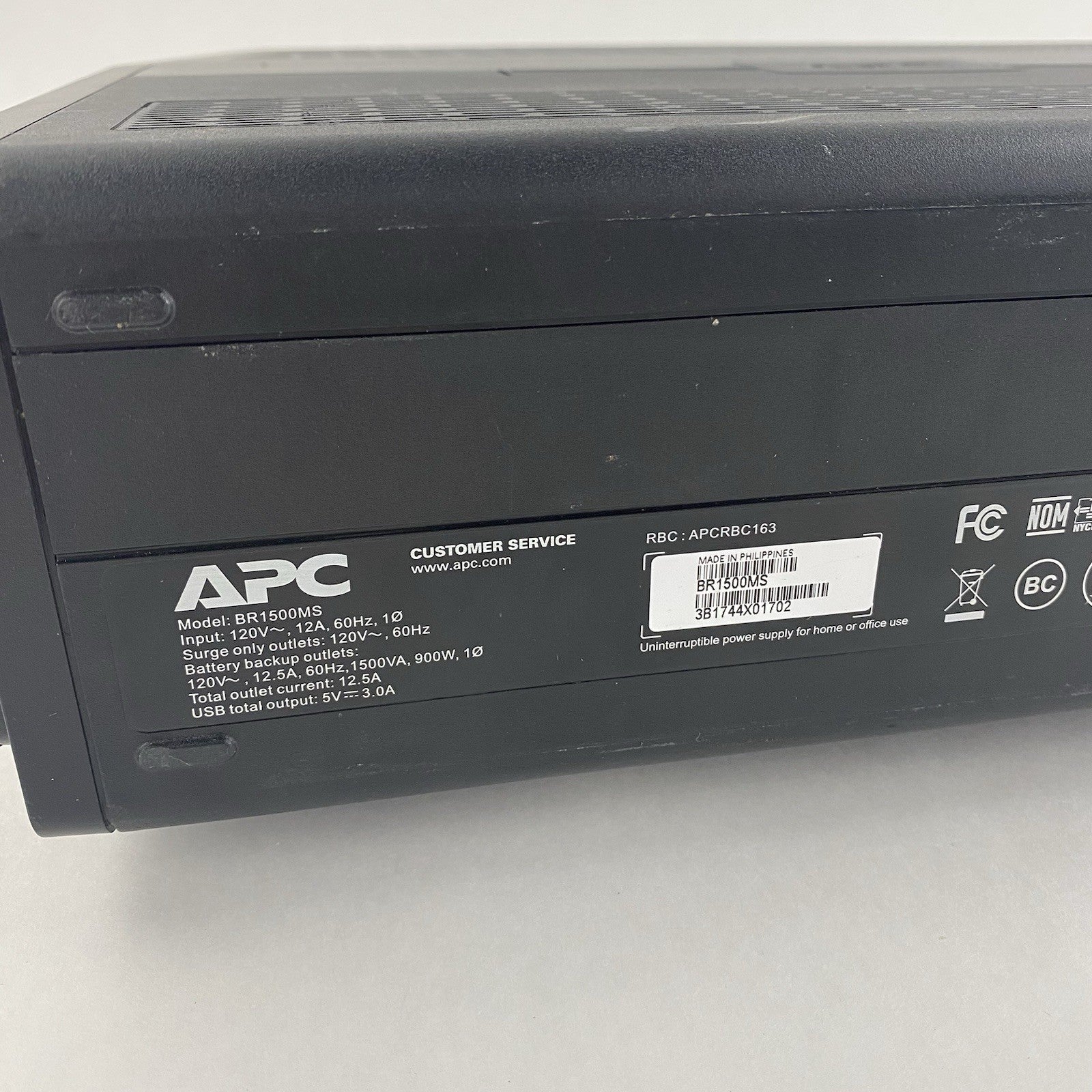 APC BR1500MS Back-UPS Pro 1500S No Batteries Tested9