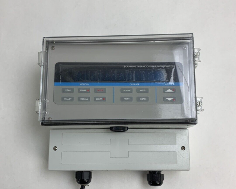 Barnant Scanning Thermocouple Thermometer 692-8110 Power Tested