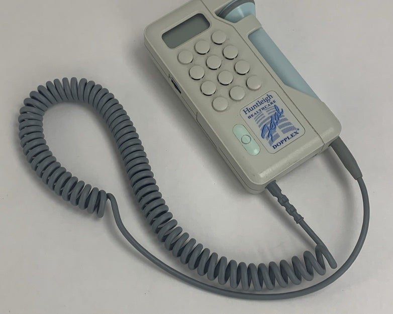 Huntleigh Fetal Dopplex Handheld Instrument w/ Probe No Batts Untested