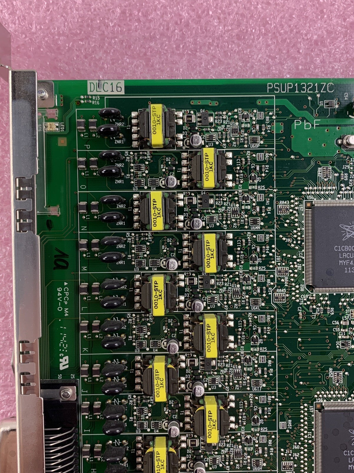 Panasonic DLC16 16 Port Digital Line Card Factory Reset Pulled From KX-TDE600
