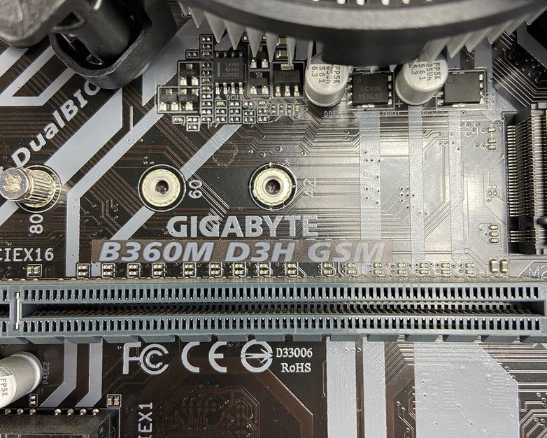 Gigabyte B360M D3H GSM Motherboard Intel Core i5-8500 3GHz 8GB RAM w/IO Shield