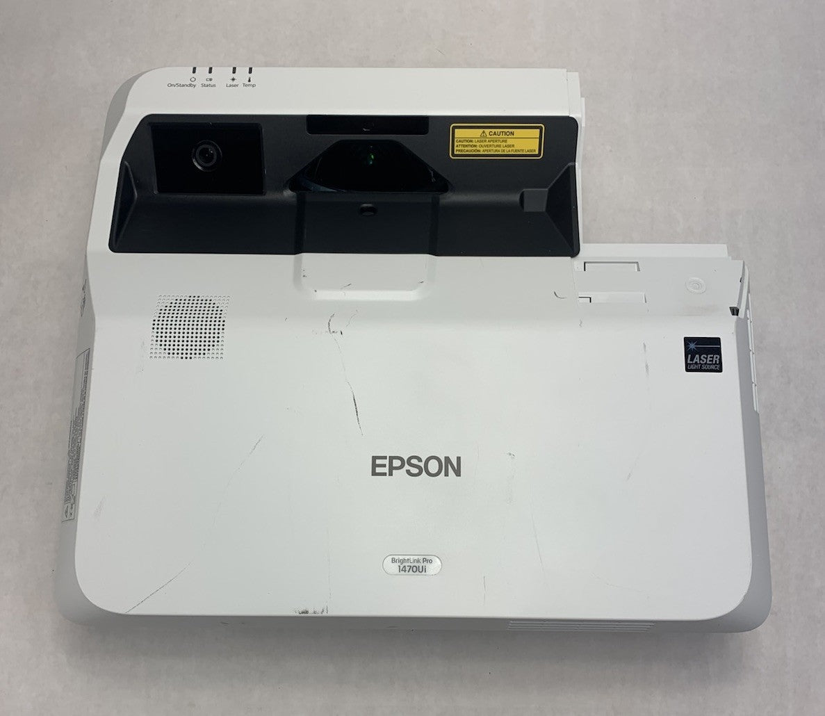 Epson BrightLink Pro 1470Ui H876A LCD Laser Projector No Remote - Yellow Display5