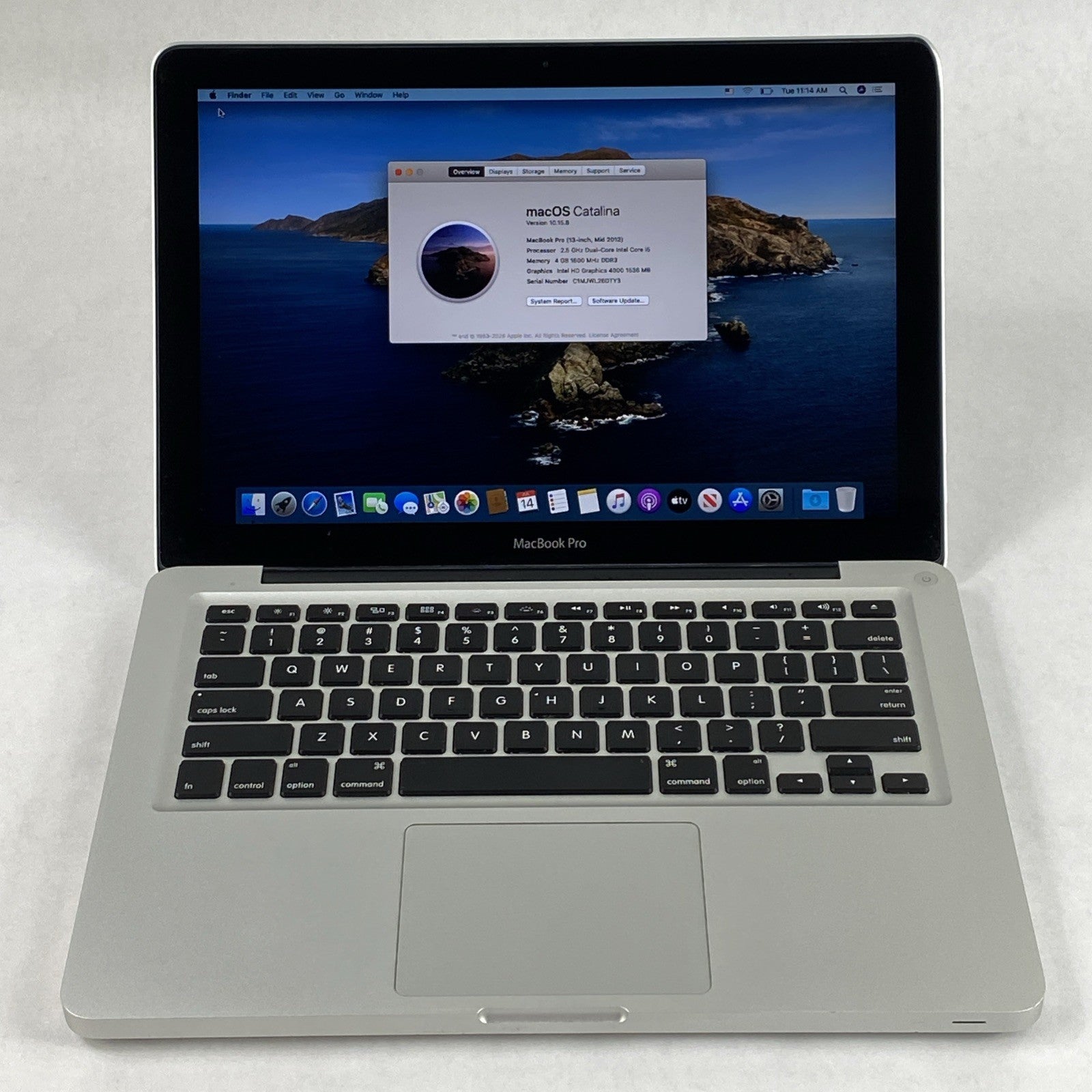 Apple MacBook Pro A1278 2012 13" 2.5GHz i5 4GB RAM 120GB SSD os10.15.80