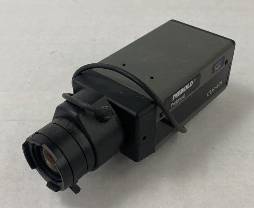 Diebold CLH-401 Color Security Camera w/ 3.5-8mm 1/3" Lens For Parts or Repair