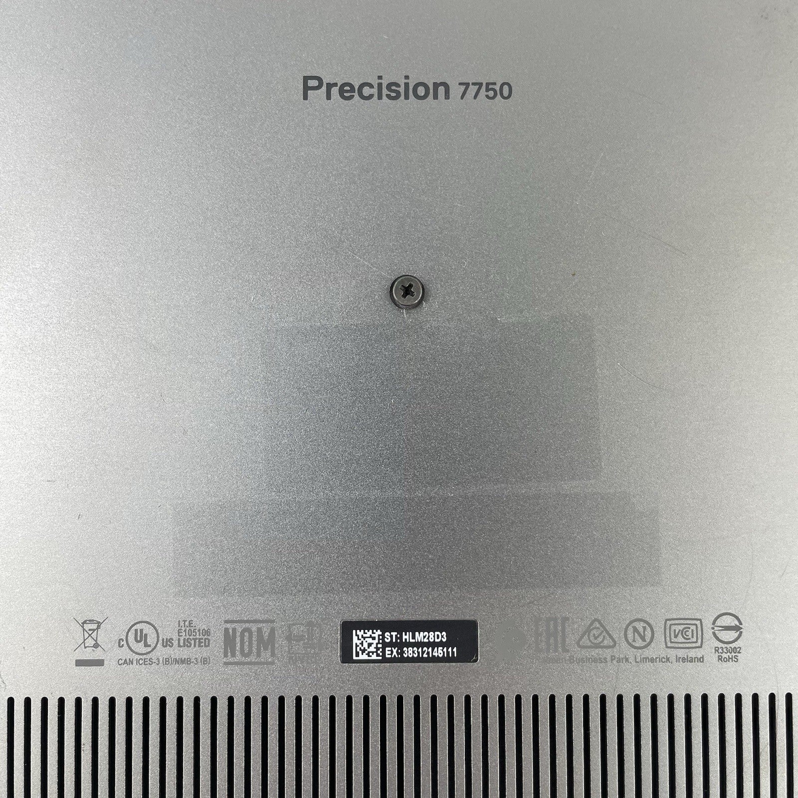 Dell Precision 7750 17.3" i7-10750H 2.60 GHz 16 GB RAM No SSD/OS/AC/Batt - READ17