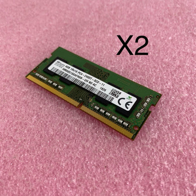 SK Hynix 2 X 4GB 1Rx16 PC4 2400T-SCO-11 HMA851S6CJR6N-UH Computer Ram Lot of 2