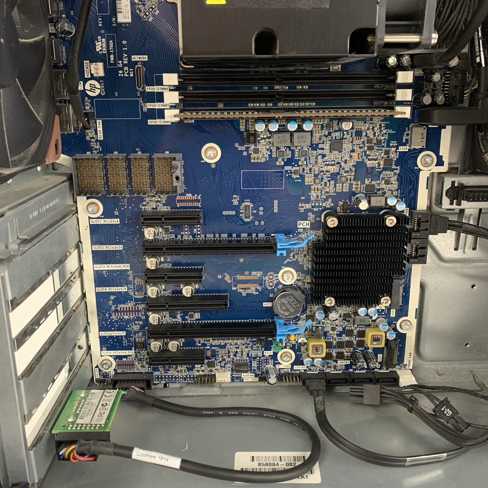 HP Z6 G4 Workstation 2x Xeon Silver 4114 2.20 Ghz 64 GB Ram No OS No HDD Bad M.29