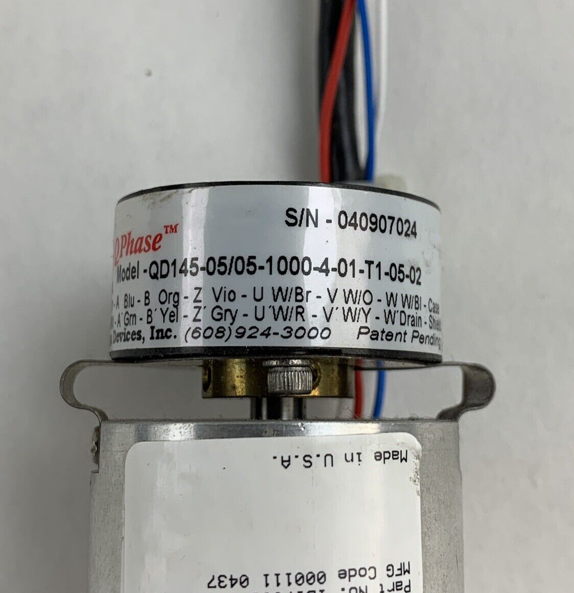 Neugart WPLE060 F-Nr OP 02 w/ Qphase AD145-05   MCG IB17001-D1 Untested
