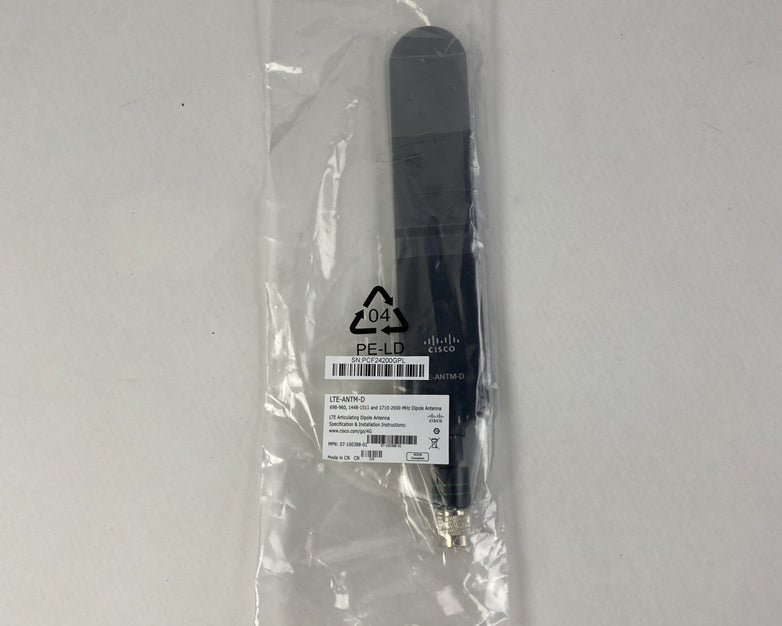 Cisco 4G-AE010-R Antenna Extension Base 10' Cable w/ LTE-ANTM-D Antenna Lot of 2