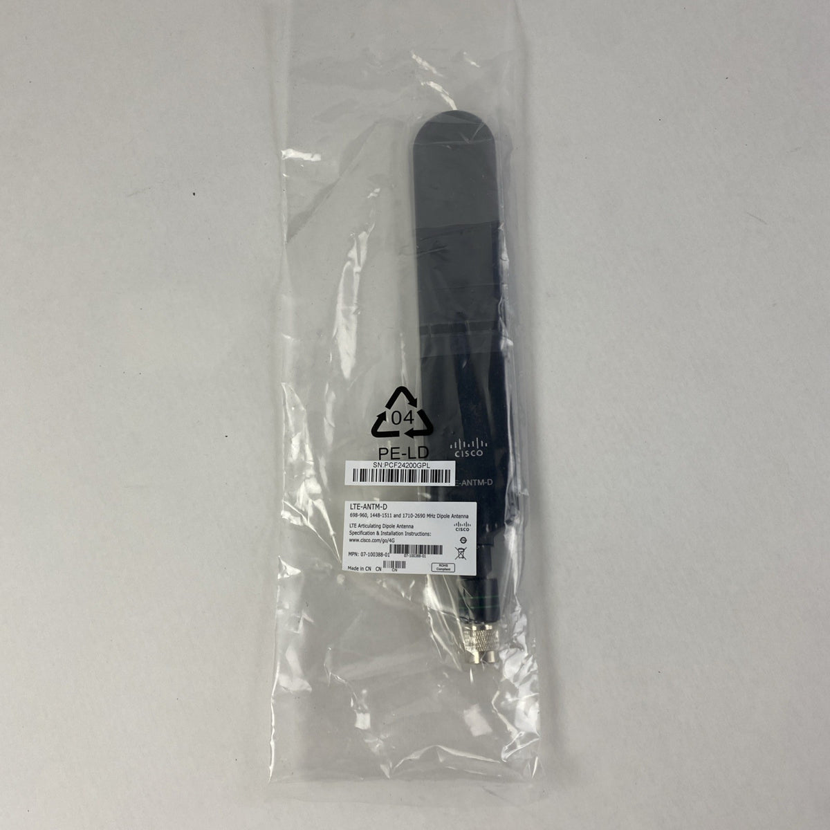 Cisco 4G-AE010-R Antenna Extension Base 10' Cable w/ LTE-ANTM-D Antenna Lot of 25