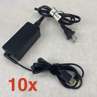 Lenovo ADLX45DLC2A 45W ThinkPad Laptop Charger Square Tip 20V 2.25A Lot of 10