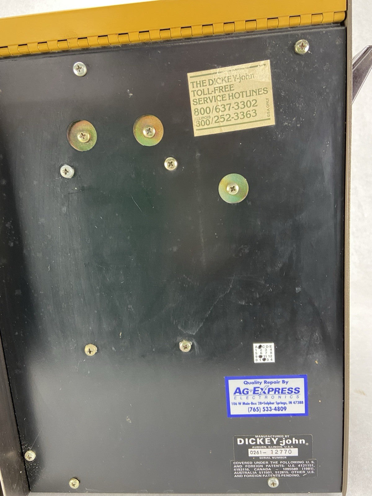 DICKEY-JOHN GAC II Grain Moisture Analysis Computer - Parts or Repair