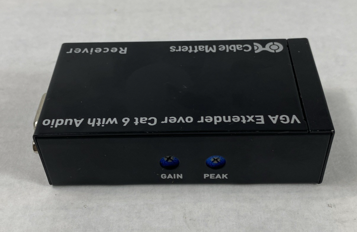Cable Matters Model 103004 VGA Extender Over Cat 6 With Audio Receiver Only