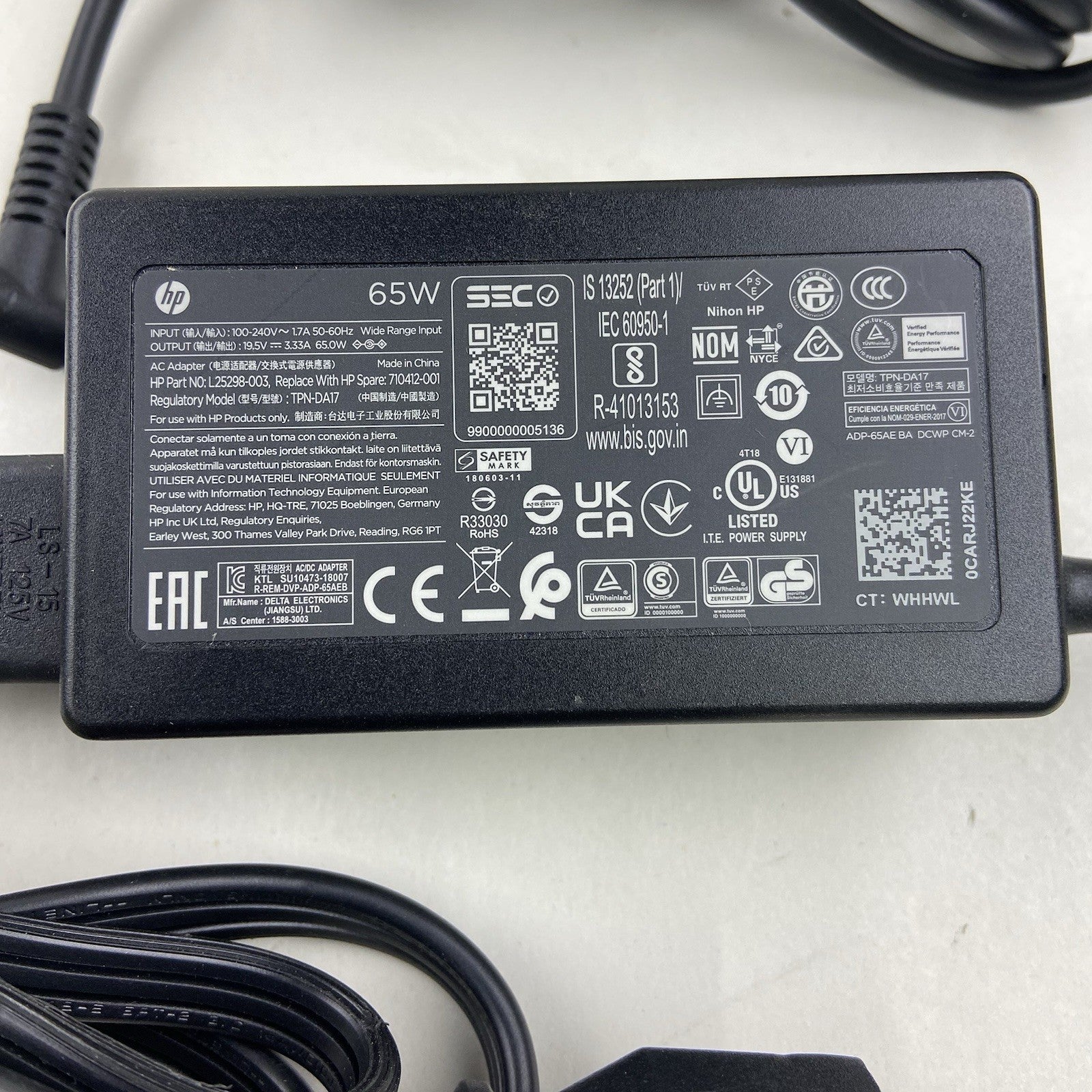 OEM HP 65W AC Power Supply L39752-002 L40094-001 TPN-DA17 - Lot of 63
