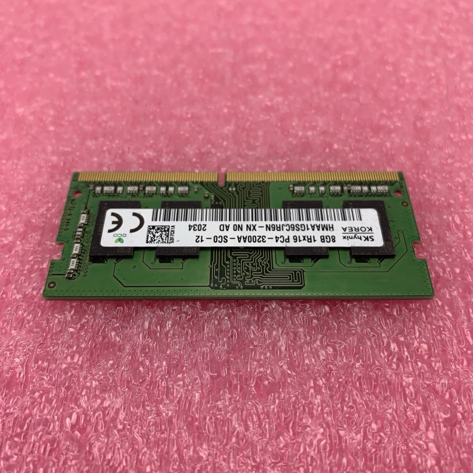 SK Hynix HMAA1GS6CJR6N-XN PC4-3200AA-SC0-12 8GB 1Rx16 Desktop Memory RAM3