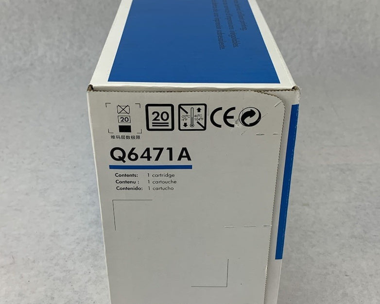 HP Color LaserJet Q6471A Cyan Toner
