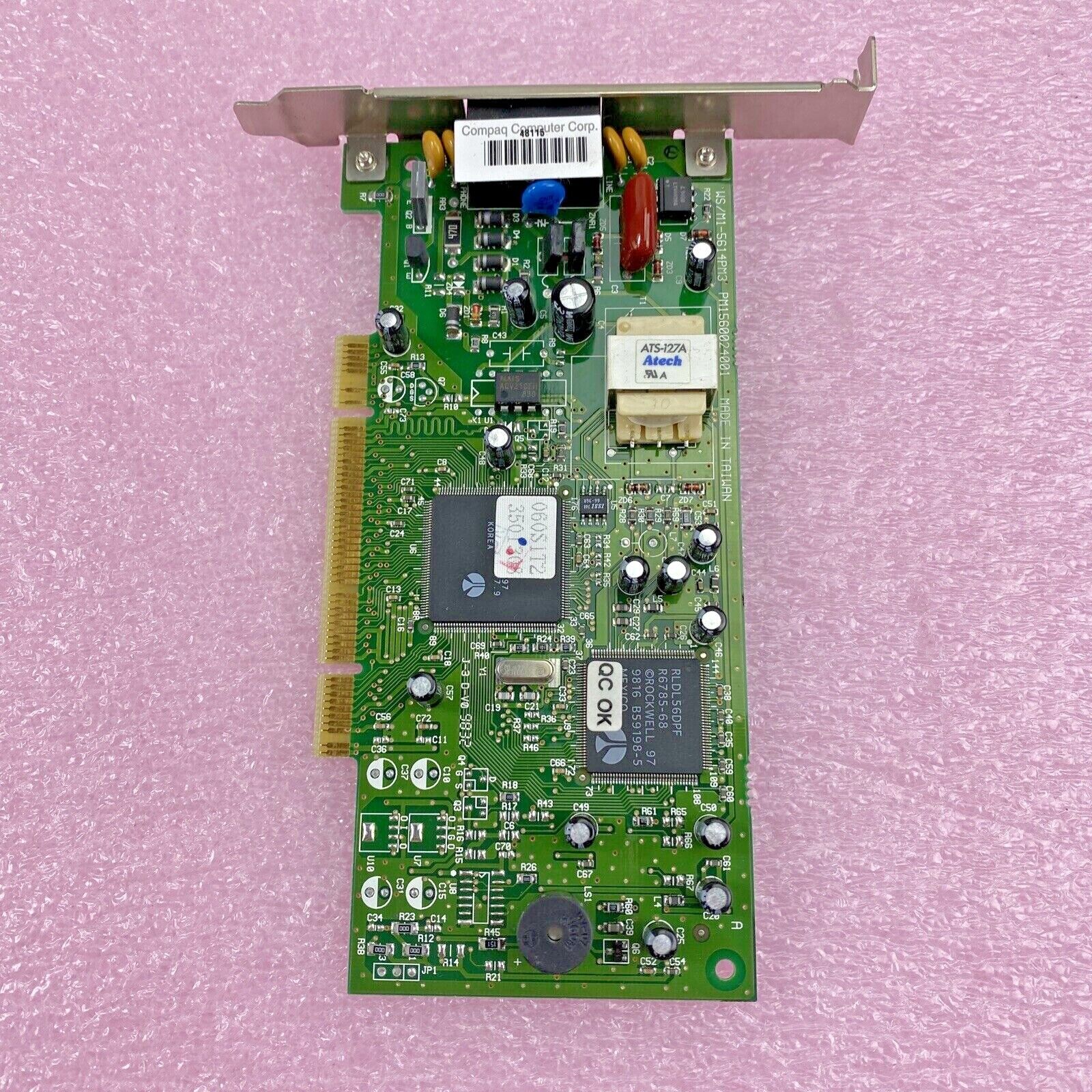 CIS Technology 337559-001 56K WS/M1-5614PM3 high speed fax modem PCI Card