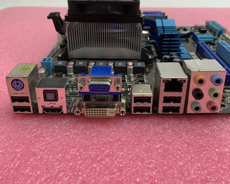 Asus M4A785-M Motherboard AMD Phenom 9550 2.2GHz 4GB RAM w/ Shield