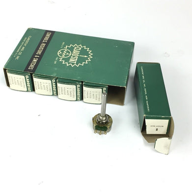 Clarostat 53C1-500 S Taper 2 Watt Molded Carbon 325-195 (Lot of 5)