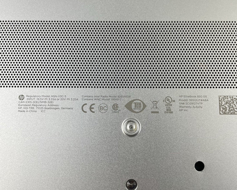 HP EliteBook 850 G5 15.6" i7-8650U 1.90 GHz 8 GB RAM No SSD/OS/AC/Battery