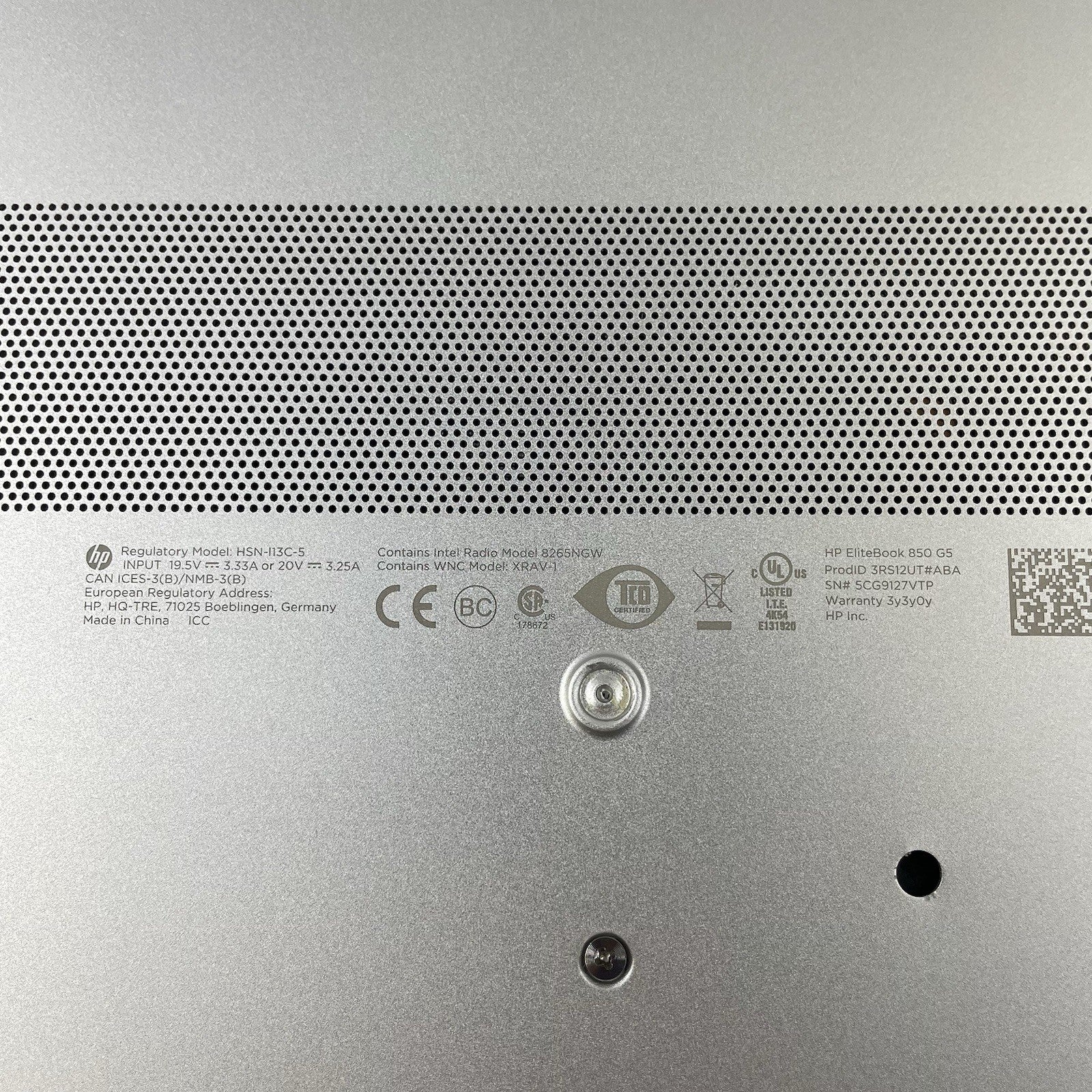 HP EliteBook 850 G5 15.6" i7-8650U 1.90 GHz 8 GB RAM No SSD/OS/AC/Battery14