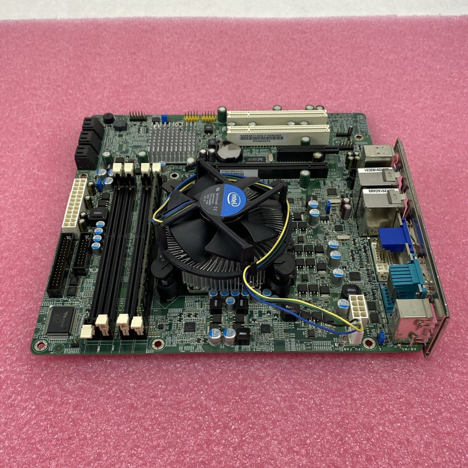 DFI PT330 Motherboard Intel Core i5-660 3.33GHz 2GB RAM w/Shield