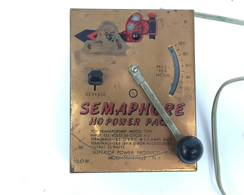 Superior Power 1295 Semaphore HO Power Pack - Parts or Repair