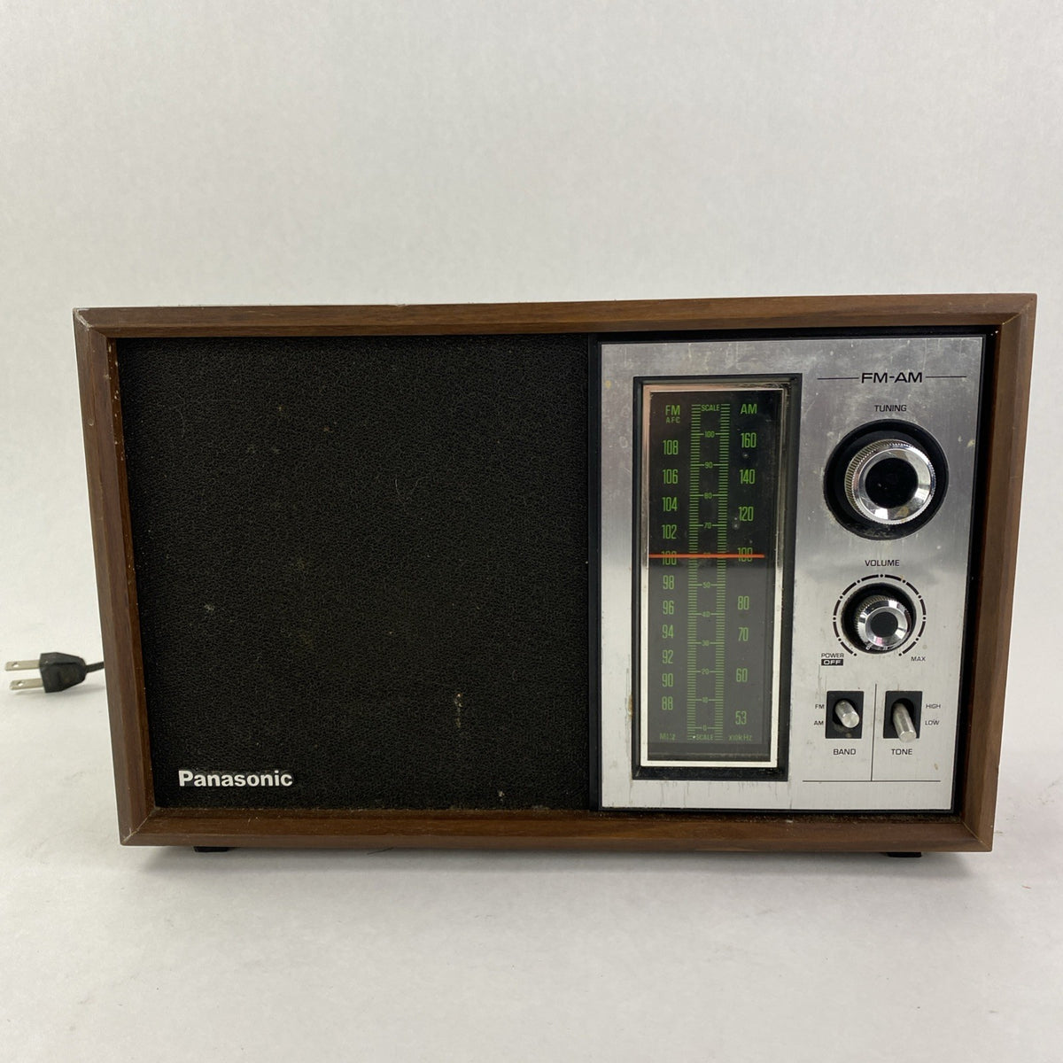 Panasonic RE-6286 FM-AM Radio AC 120V 6W 60 Hz - Tested No Antenna1