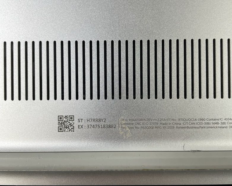 Dell XPS 13 9380 13.3" i7-8565U 1.80GHz 16GB RAM No SSD No OS No Batt Bad Corner