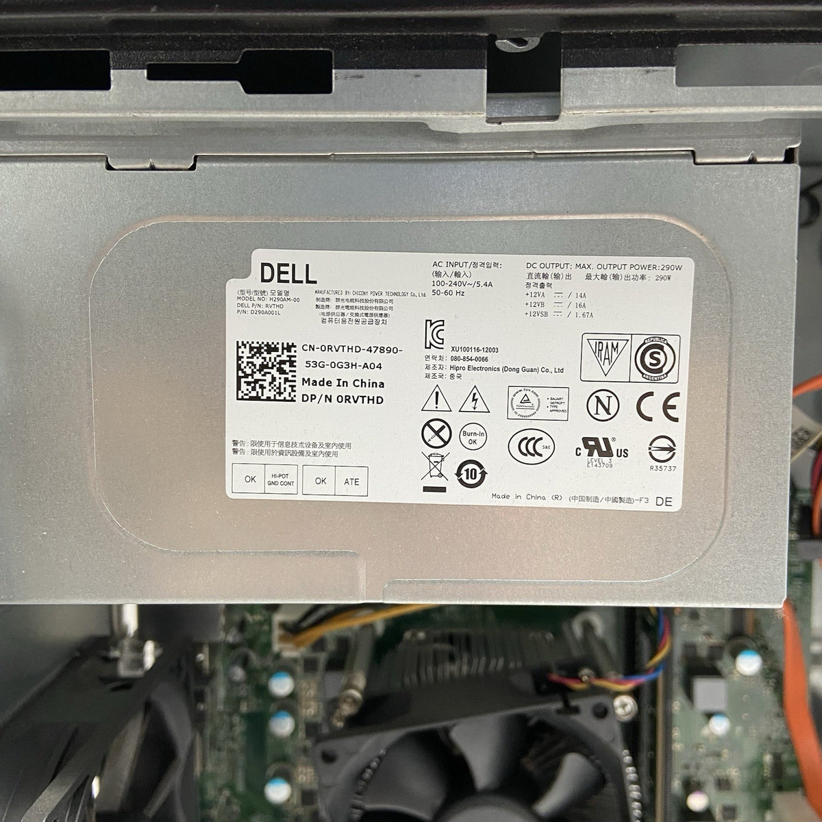 Dell Optiplex 3020 MT Intel Core i5-4590 3.3GHz 4GB RAM No HDD No OS10