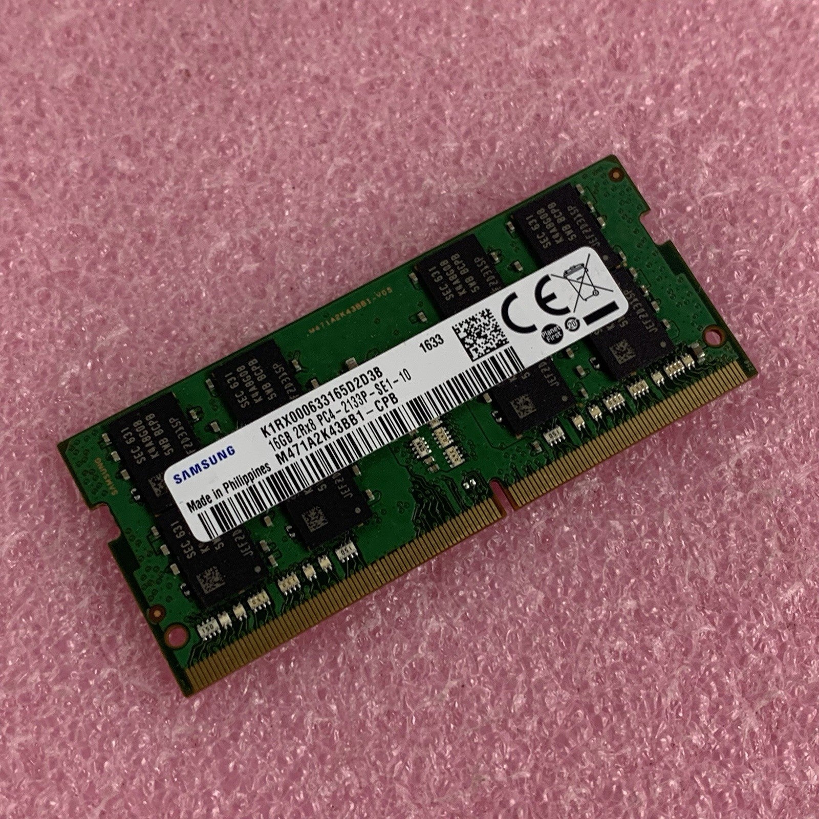 Samsung M471A2K43BB1-CPB 16 GB 2x8GB RAM DDR4 2133MHz Laptop Memory Ram0