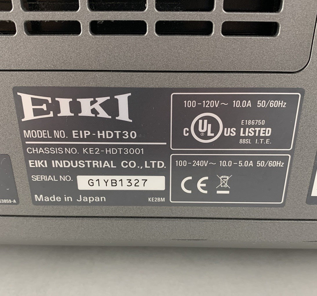 Eiki EIP-HDT30 Digital Theater Projector - Parts or Repair