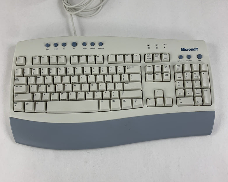 Microsoft Internet Keyboard X05-52211 Ps/2 Vintage Wired w/ Box and Manuals