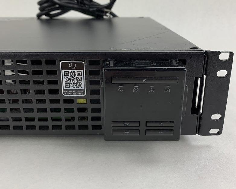 APC SMX1500RM2UC Networks UPS 1500VA Smart Batt Backup Tested No Batteries