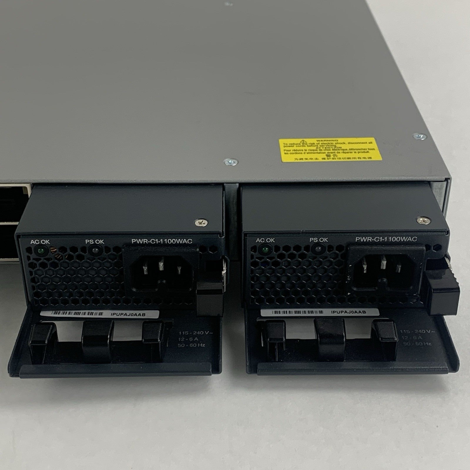 Cisco Catalyst WS-C3850-48U-S V06 48 Port Switch Tested w/C3850-NM-2-10G 2x PSUs8