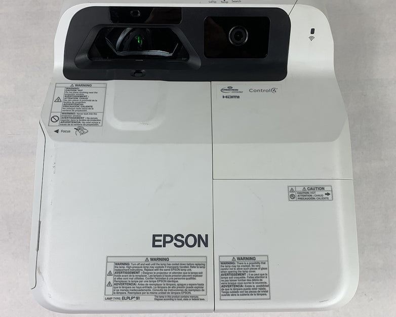 Epson H741A BrightLink 685Wi LCD Projector 3285 Lamp Hours