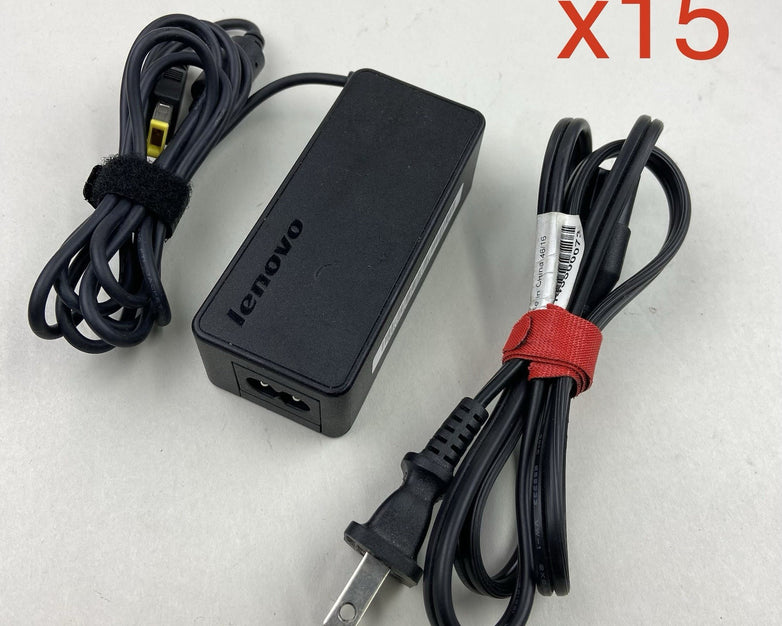 Lenovo ADLX65NCC2A ADLX65NLC2A AC/DC Adapter 65W 20V 3.25A - Lot Of 15