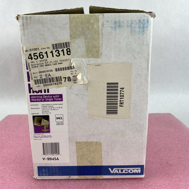 Valcom V-9945A Single Tone Warble Loud Horn