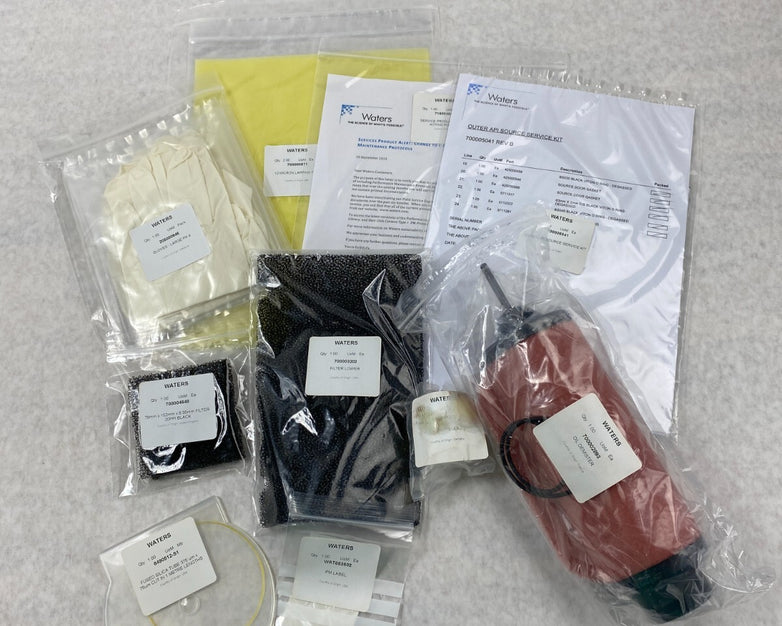 Waters SQD TQD 3100 Rotary Maintenance Kit 201000216 Missing Parts