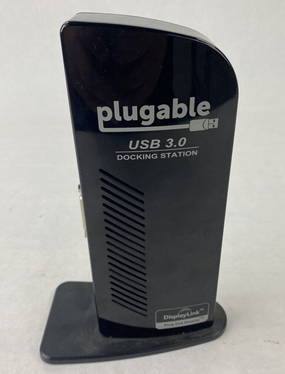 Lot of 3 Plugable UD-3900 USB 3.0 Universal Docking Station Untested