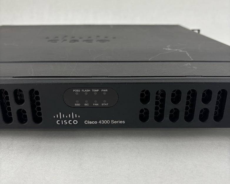 Cisco ISR4331/K9 Router ISR4331 Tested Reset No OS No Licenses