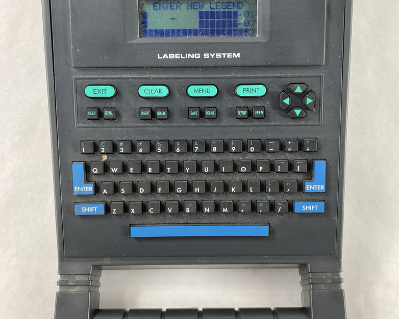 Brady LS2000 Labeling System Portable Printer 4 Line Display Power Tested