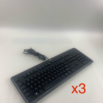 HP KU-1156 KU-1469 TPA-D002K Wired Keyboard (Mixed Lot of 3)