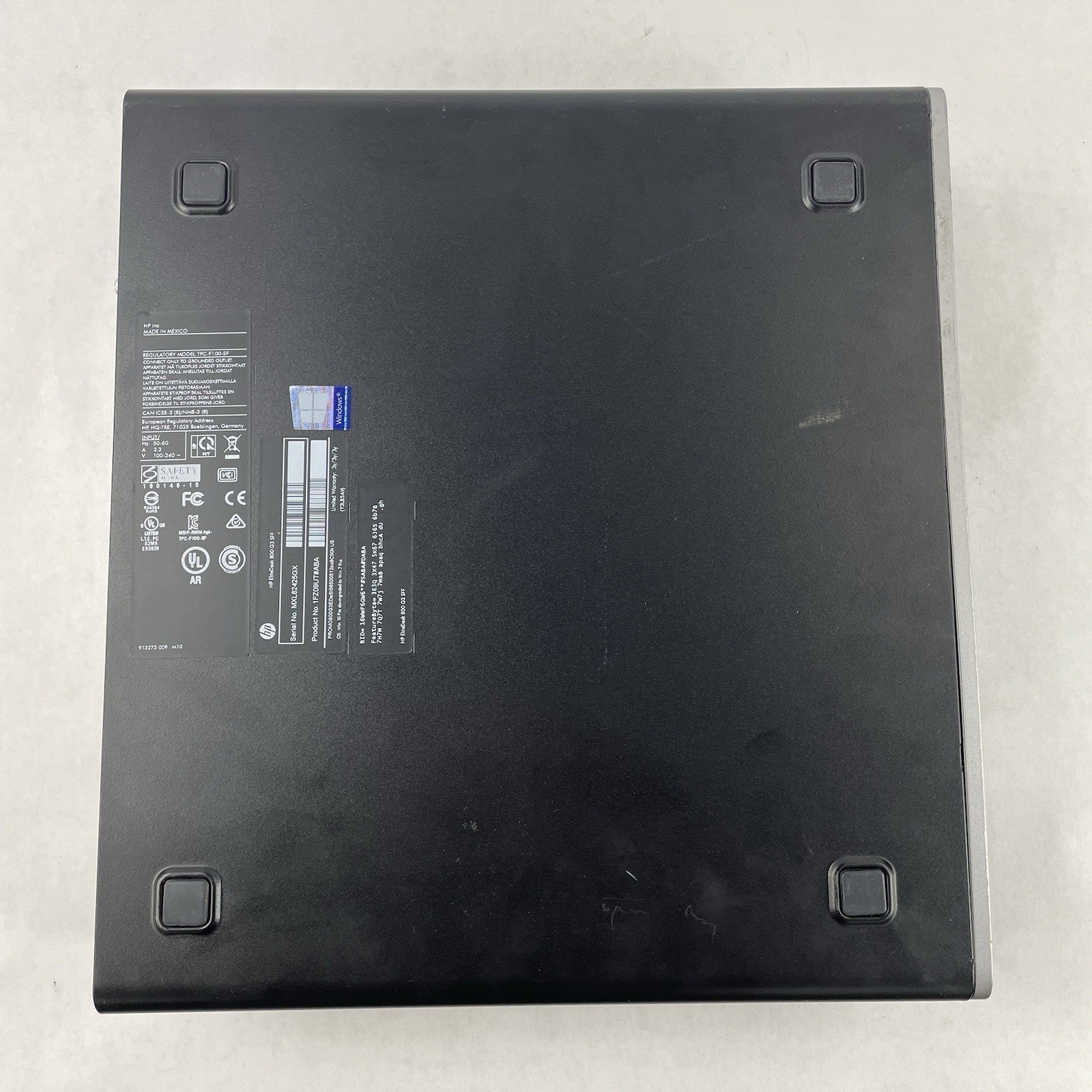 HP EliteBook 800 G3 SFF i5-6500 3.20 GHz 8 GB RAM No HDD/OS - Bad USB10