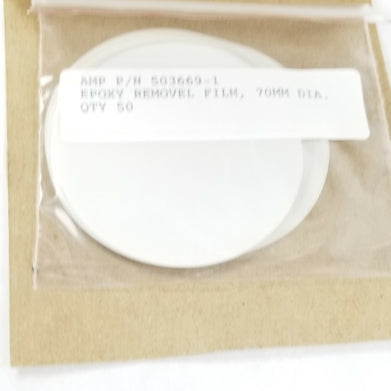 AMP Epoxy Removel Film, 70MM Dia (Lot of 50)