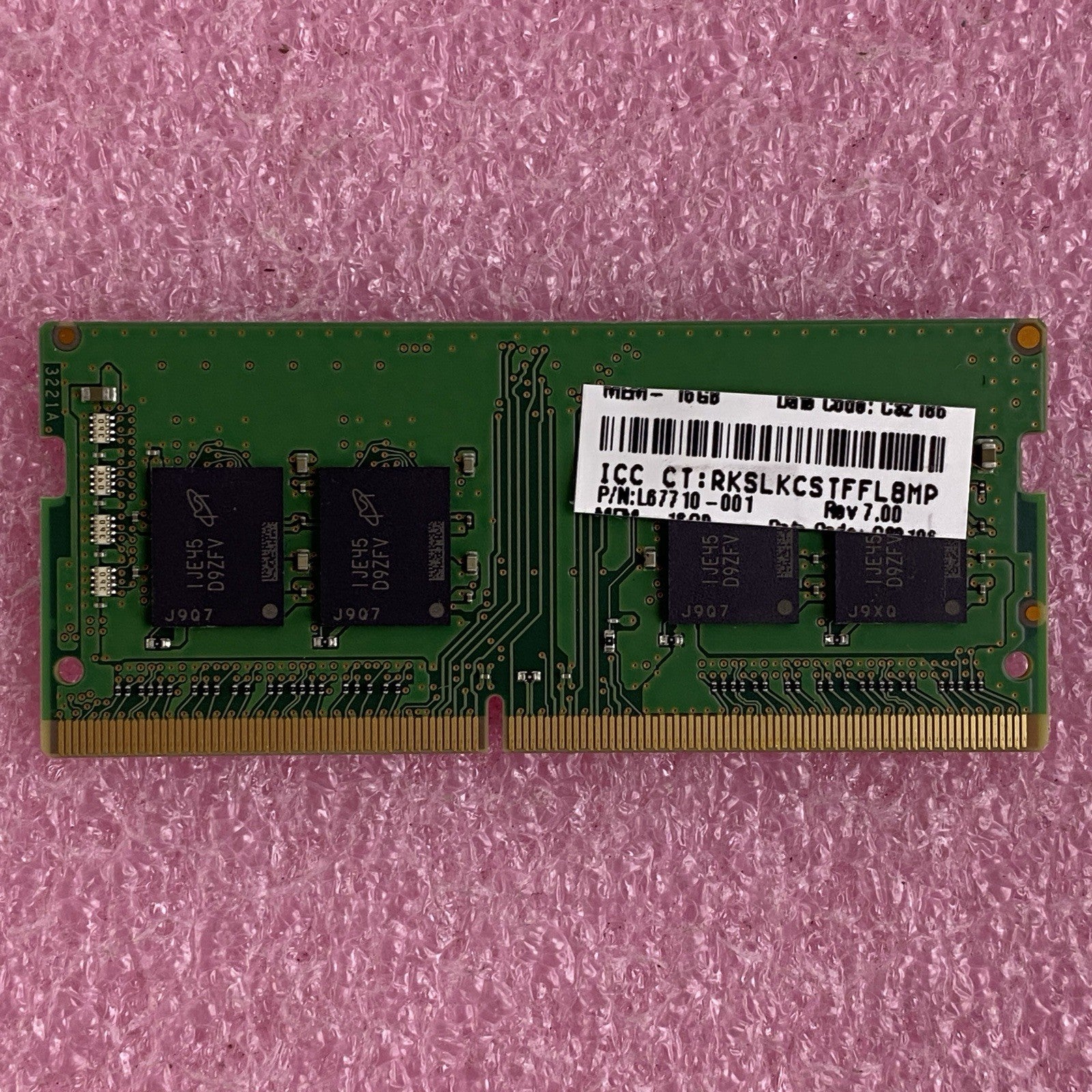 Micron MTA8ATF2G64HZ-3G2E2 16 GB 1Rx8 PC4-3200AA-SA2-11 SODIMM Laptop Memory Ram5