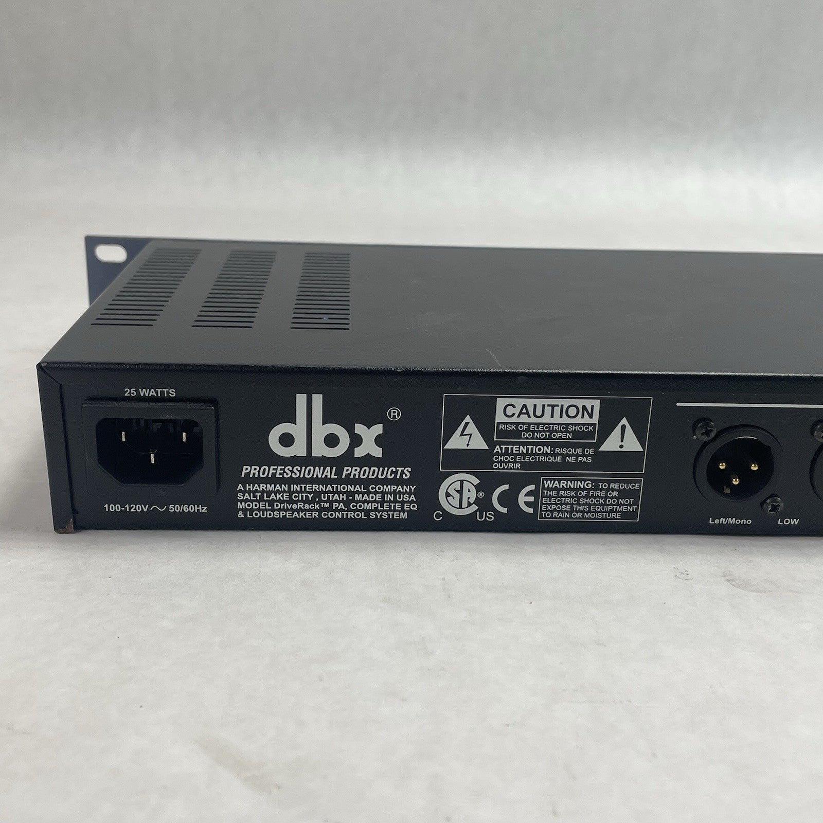 dbx DriveRack PA2 Speaker Management System PA 2 - Genuine Unit - DBXPA2-V9