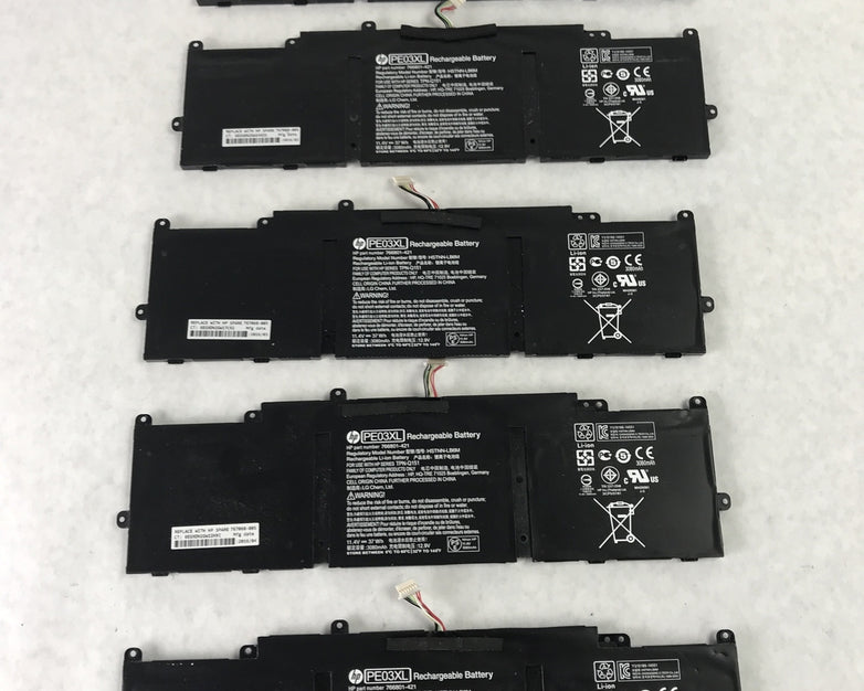 Lot of (5) HP PE03XL Notebook Battery 766801-421 for Chromebook 11