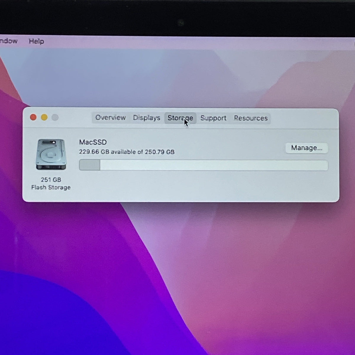Apple MacBook Pro A1502 2015 Retina 13" i5 8GB RAM 250GB SSD - Service Battery3